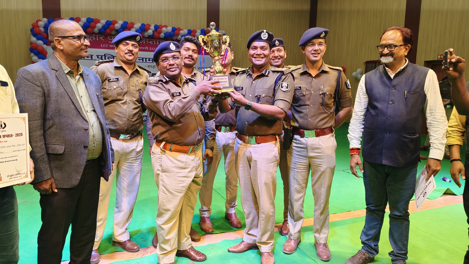 बिहार पुलिस सप्ताह-2025 के समापन के पर एक शाम पुलिस के नाम-सह-पुरस्कार वितरण समारोह आयोजित।