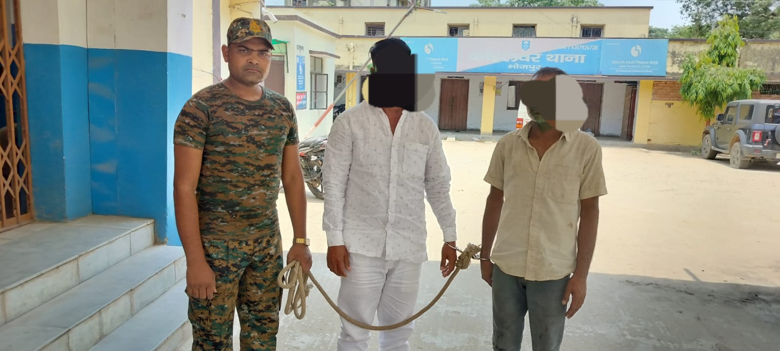 कोईलवर हत्या आर्म्स एक्ट समेत तीन आरोपित गिरफ्तार जेल।