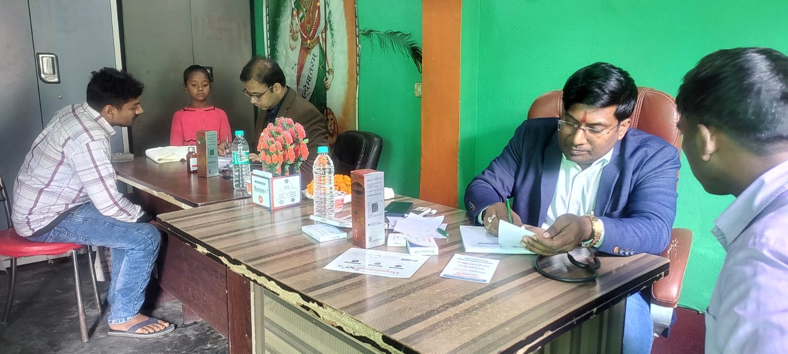 संत शिरोमणि रविदास जयंती पर मुसेपुर में निःशुल्क चिकित्सा शिविर का हुआ आयोजन।