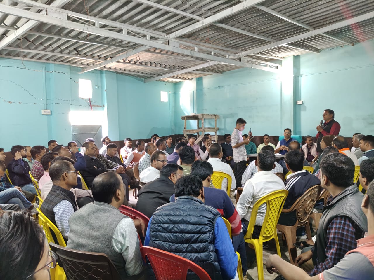 पूर्व प्रत्याशी प्रो डॉ रणजीत कुमार की टीम ने डॉ राहुल राज का किया समर्थन: