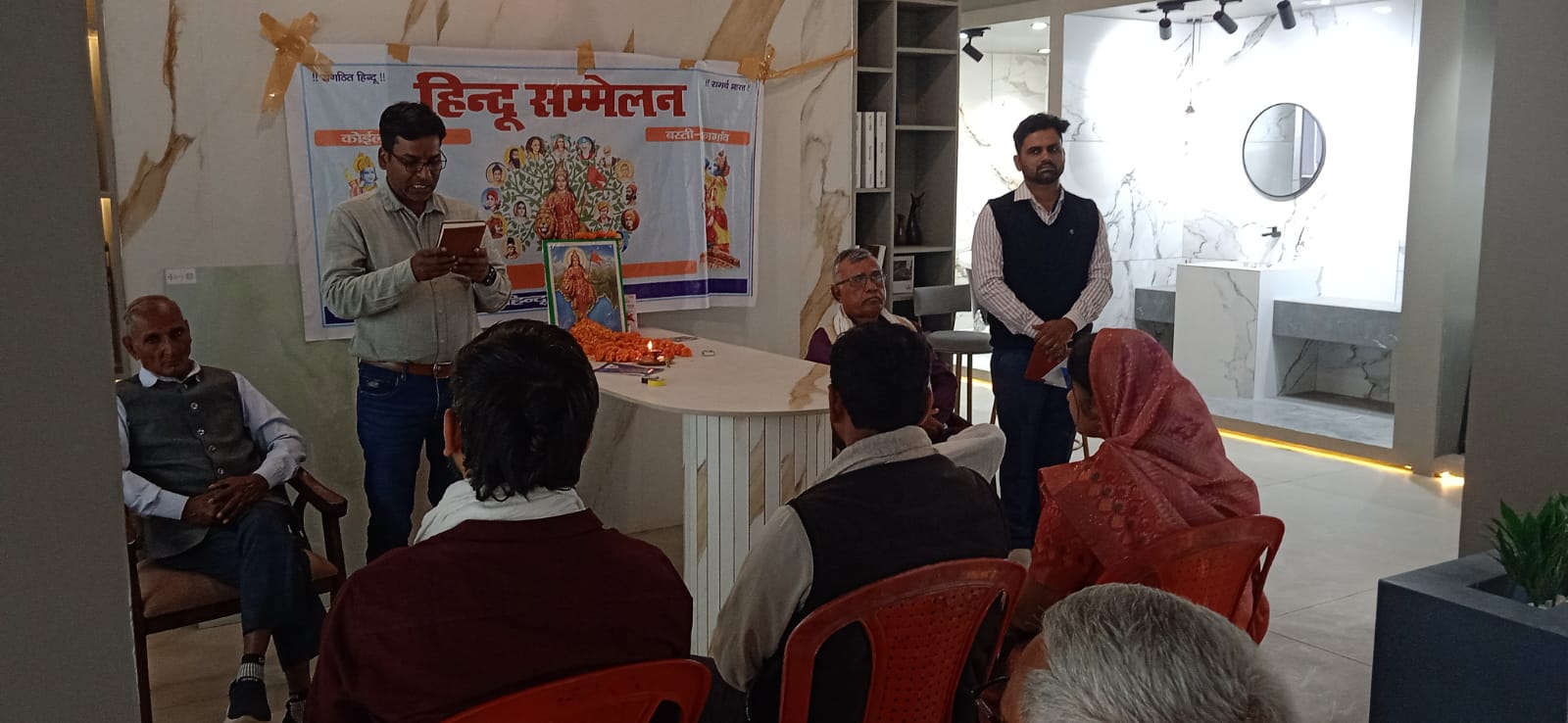 सकड्डी बाजार पर राष्ट्रीय स्वयंसेवक संघ द्वारा हिंदू सम्मेलन आयोजित किया गया।